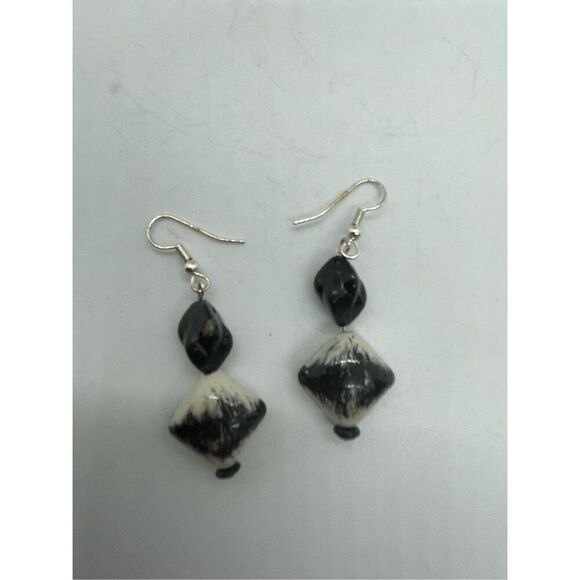 Bundle Lot Vintage Costume Pierced Earrings 5 pair - Picture 3 of 11